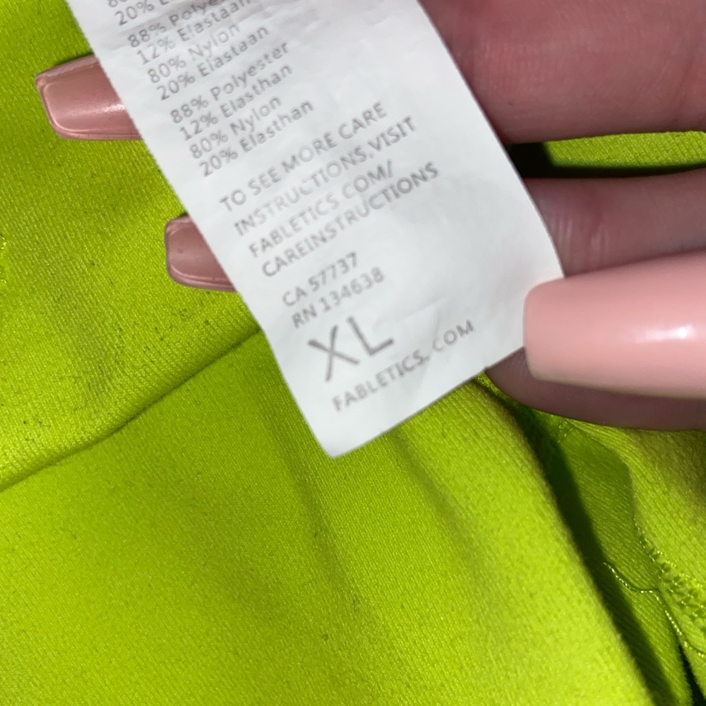 Fabletics Neon Leggings - Picture 7 of 7